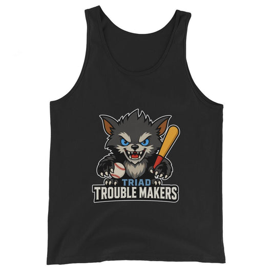 Performance | Tank Top | Triad Troublemakers | Mascot Logo
