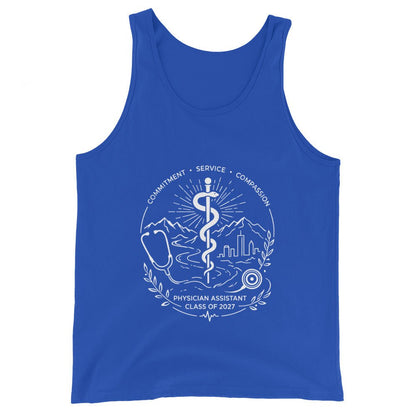 Performance | Tank Top | Trine PA program | Crest Logo