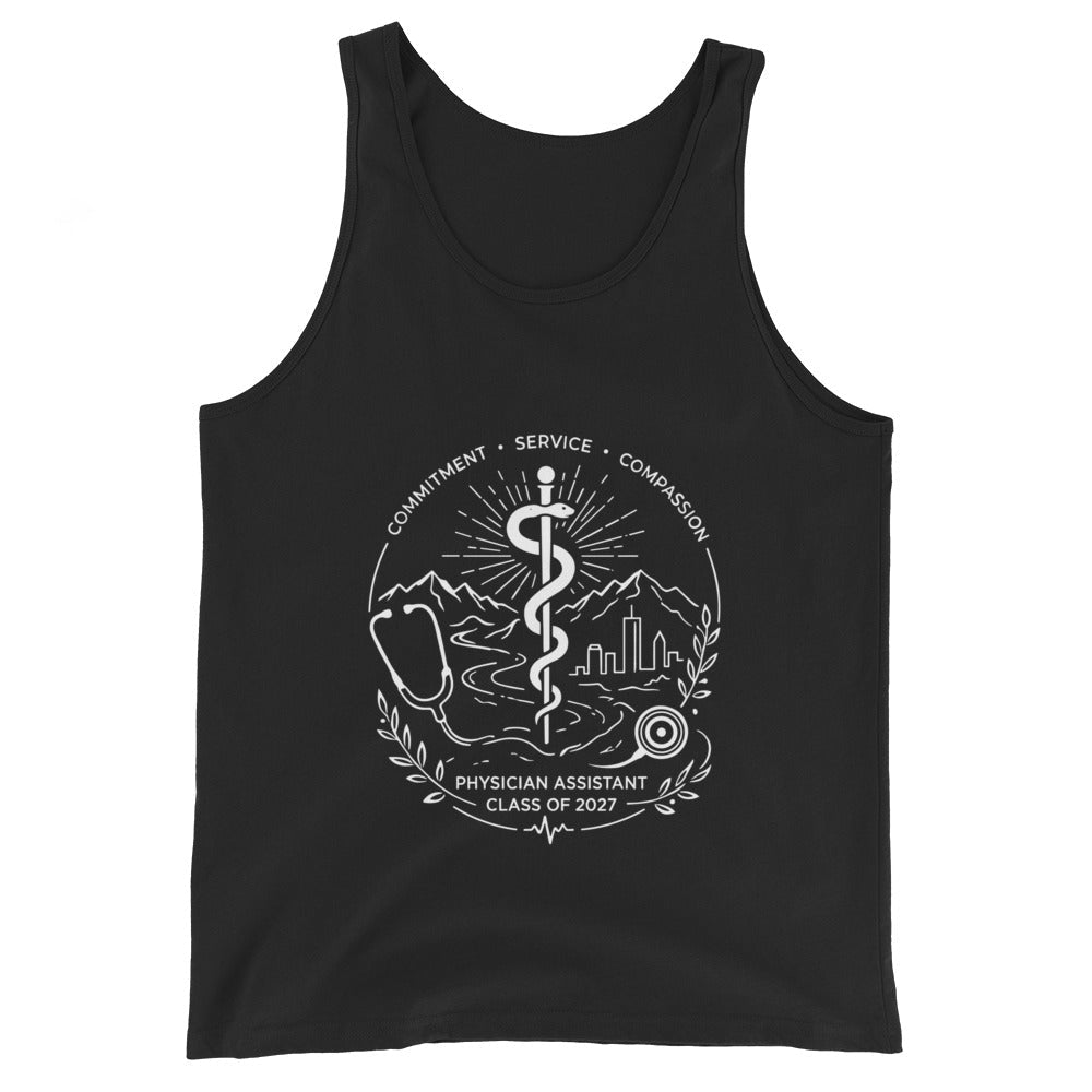 Performance | Tank Top | Trine PA program | Crest Logo