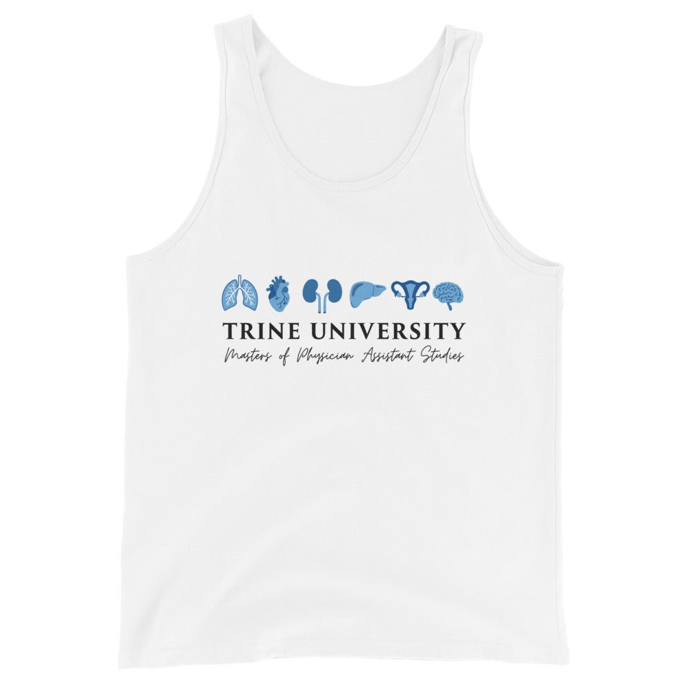 Performance | Tank Top | Trine PA program | Modern Script Logo
