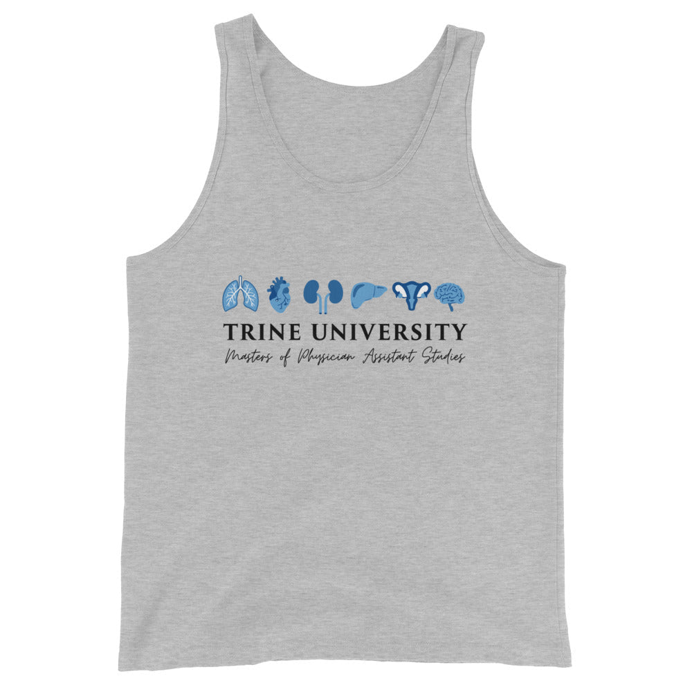 Performance | Tank Top | Trine PA program | Modern Script Logo