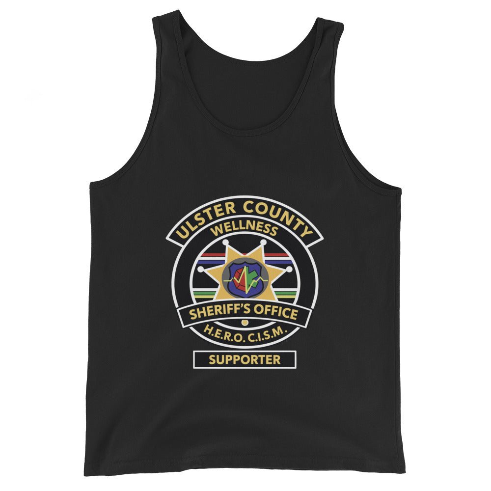 Performance | Tank Top | Ulster County Sheriff's Office Wellness Division | Badge Logo