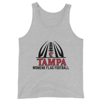 Performance | Tank Top | University of Tampa Women's Flag Football | Football Logo