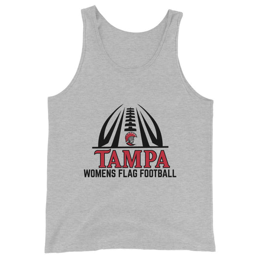 Performance | Tank Top | University of Tampa Women's Flag Football | Football Logo