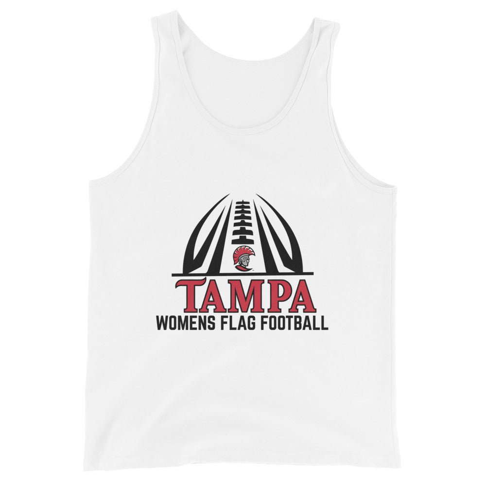 Performance | Tank Top | University of Tampa Women's Flag Football | Football Logo