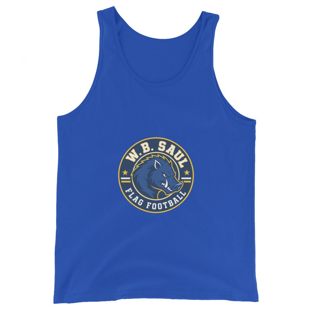 Performance | Tank Top | W.B.Saul Razorbacks | Badge Logo