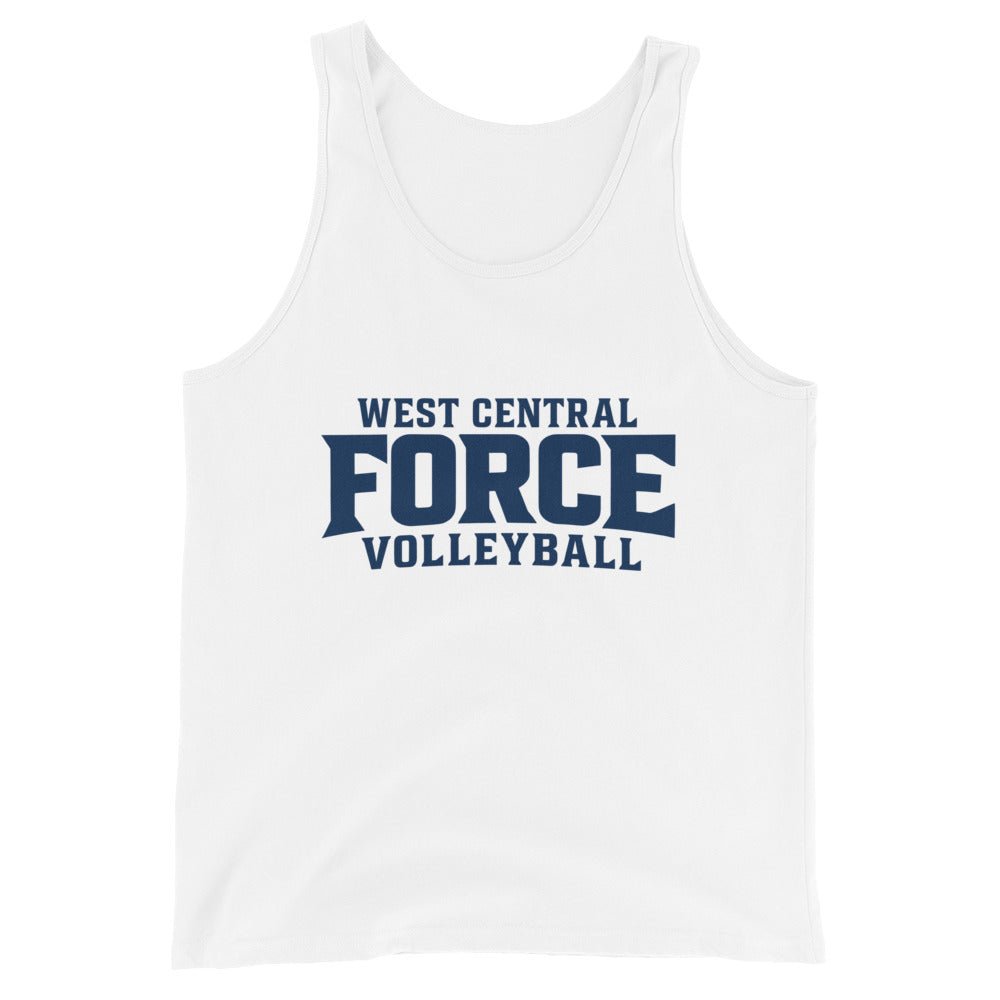 Performance | Tank Top | West Central Force Volleyball | Blue Logo