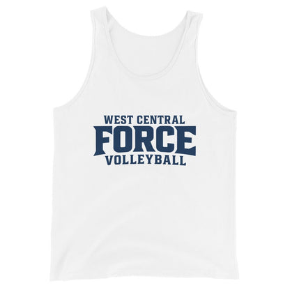 Performance | Tank Top | West Central Force Volleyball | Blue Logo