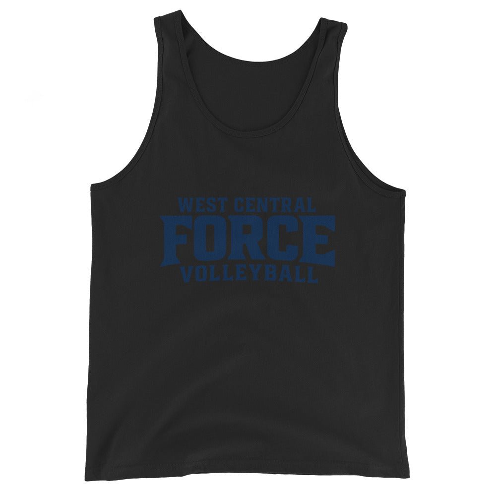 Performance | Tank Top | West Central Force Volleyball | Blue Logo