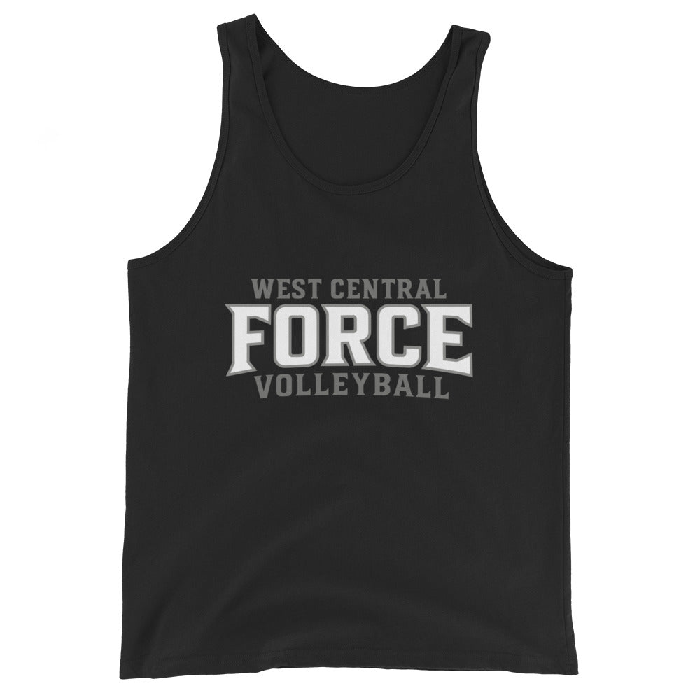 Performance | Tank Top | West Central Force Volleyball | Grey Logo