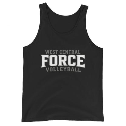 Performance | Tank Top | West Central Force Volleyball | Grey Logo