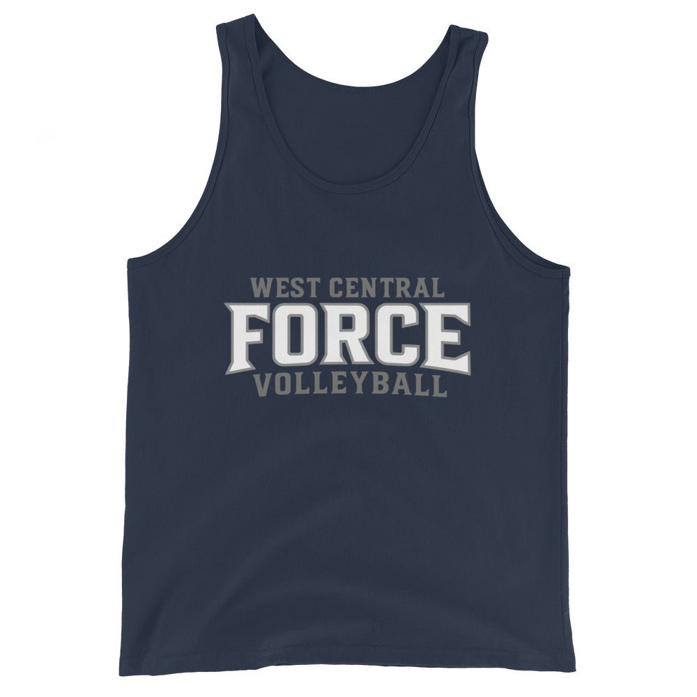 Performance | Tank Top | West Central Force Volleyball | Grey Logo