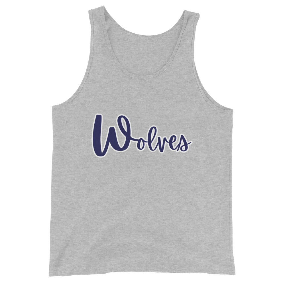 Performance | Tank Top | White Mountain School | Script Logo