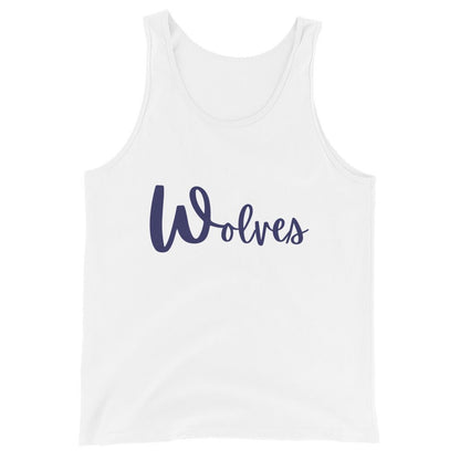 Performance | Tank Top | White Mountain School | Script Logo