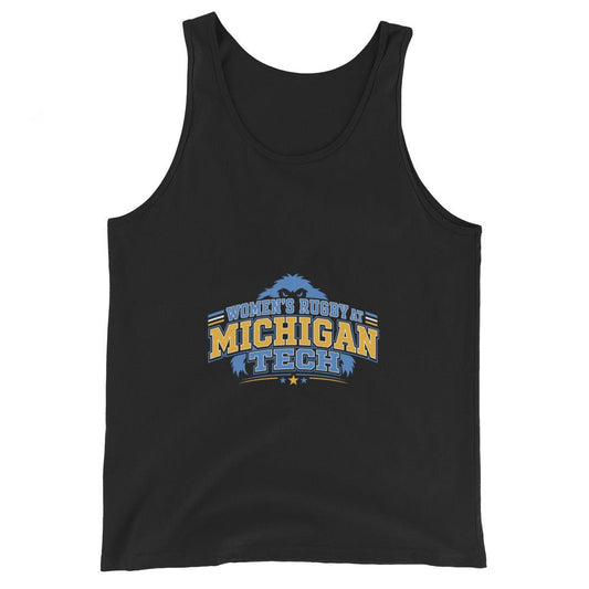 Performance | Tank Top | Women’s Rugby at Michigan Tech | Varsity Crest Logo
