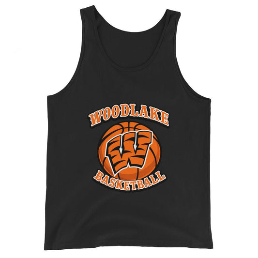 Performance | Tank Top | Woodlake Boys Basketball | Athletics Logo