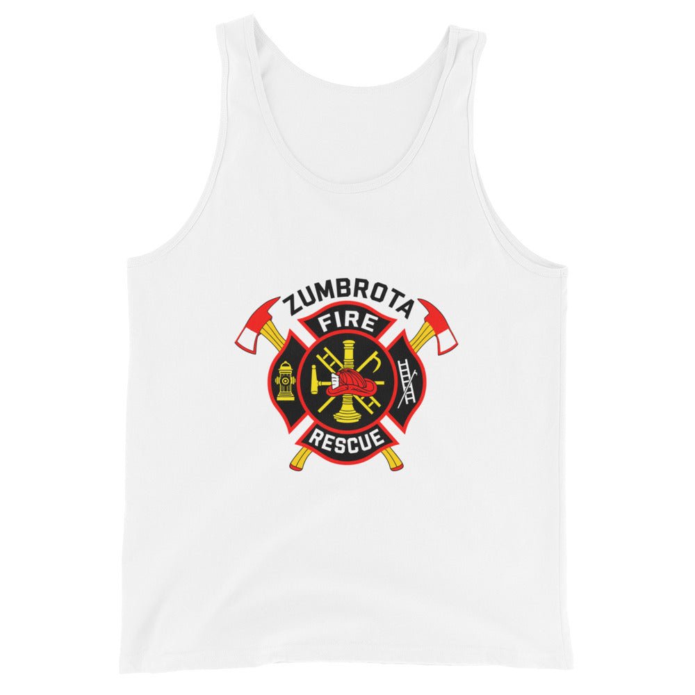 Performance | Tank Top | Zumbrota Fire Department | Vanguard Logo