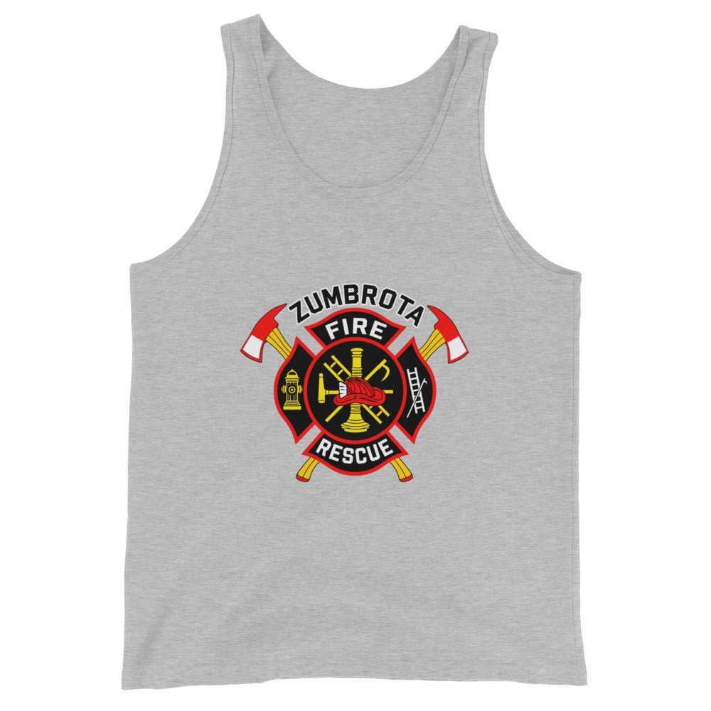 Performance | Tank Top | Zumbrota Fire Department | Vanguard Logo
