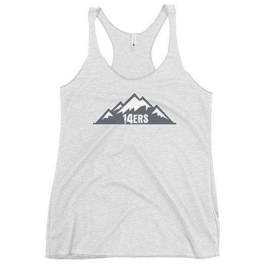 Performance | Thin Racerback Tank Top | 14ers Baseball | Grey Logo