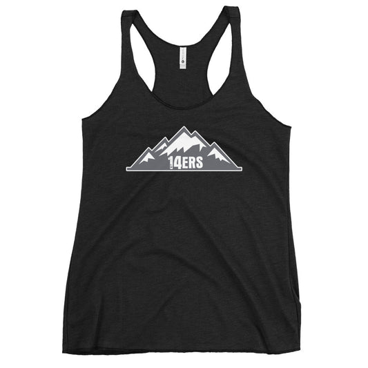 Performance | Thin Racerback Tank Top | 14ers Baseball | Grey Logo
