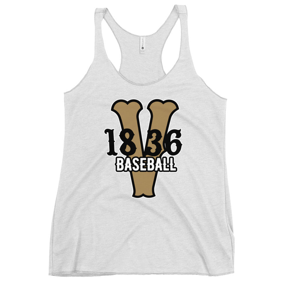 Performance | Thin Racerback Tank Top | 1836 Volunteers Baseball | Crest Logo