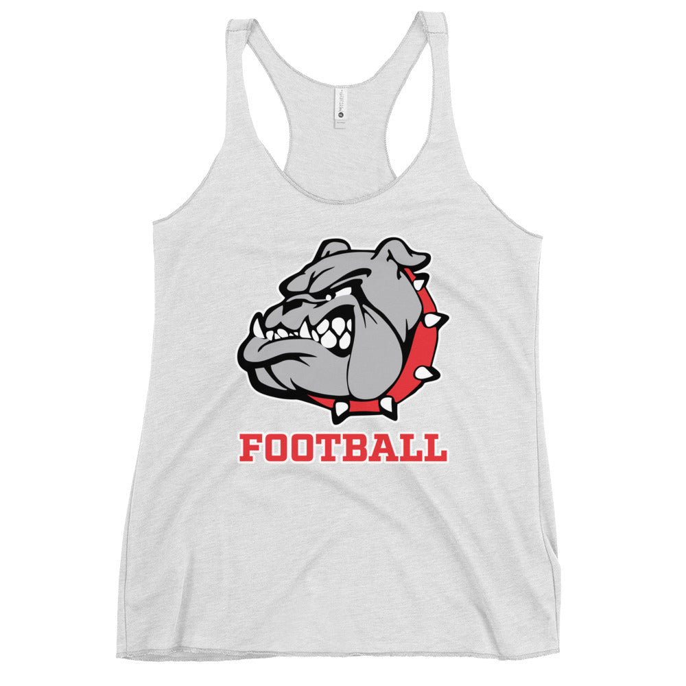 Performance | Thin Racerback Tank Top | 6th Grade Bulldogs Team | Football Logo