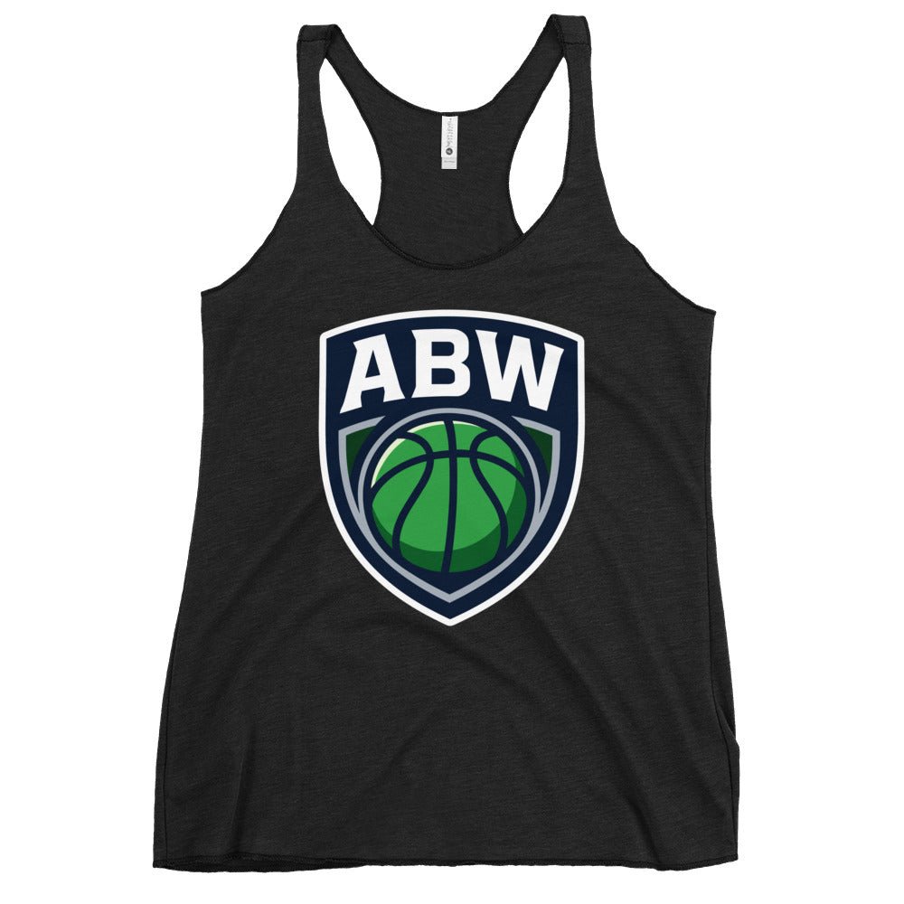 Performance | Thin Racerback Tank Top | A Better Way Basketball Program | Shield Logo