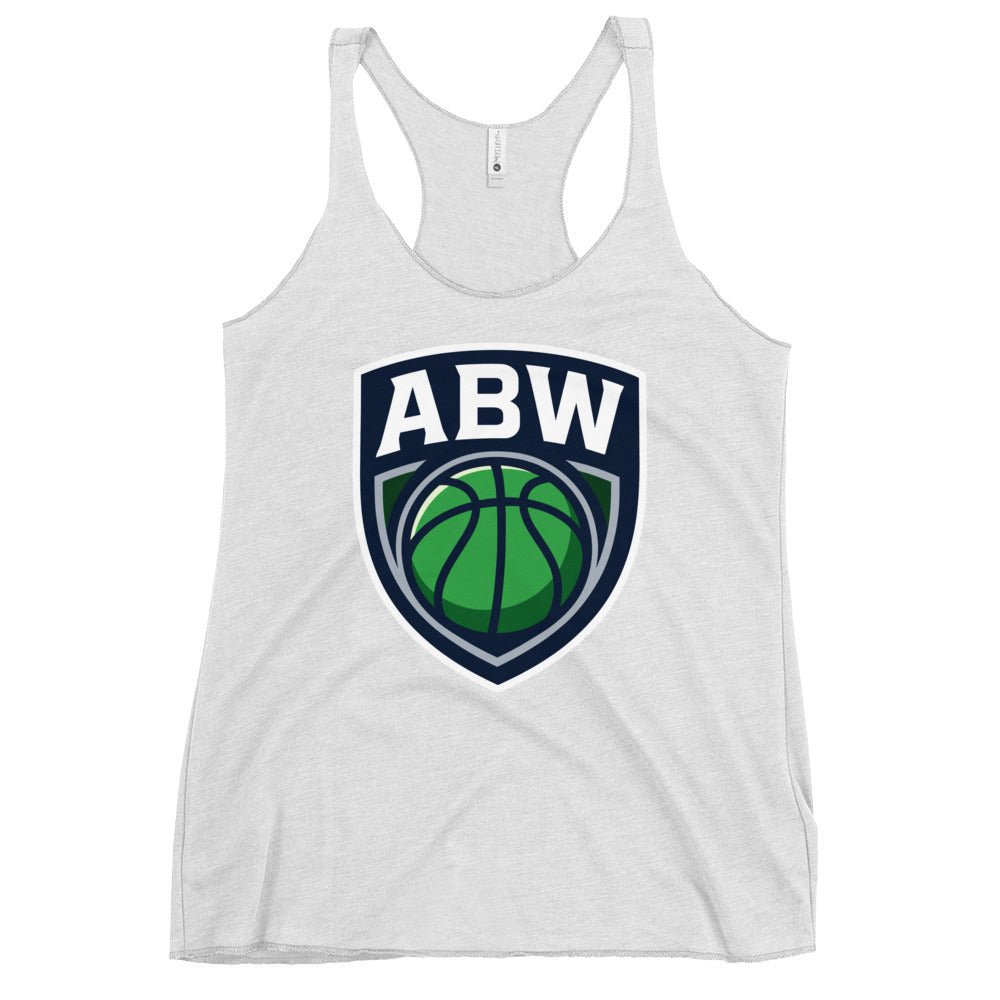 Performance | Thin Racerback Tank Top | A Better Way Basketball Program | Shield Logo