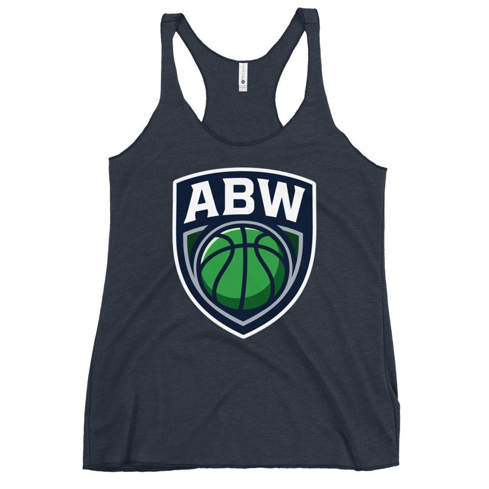 Performance | Thin Racerback Tank Top | A Better Way Basketball Program | Shield Logo