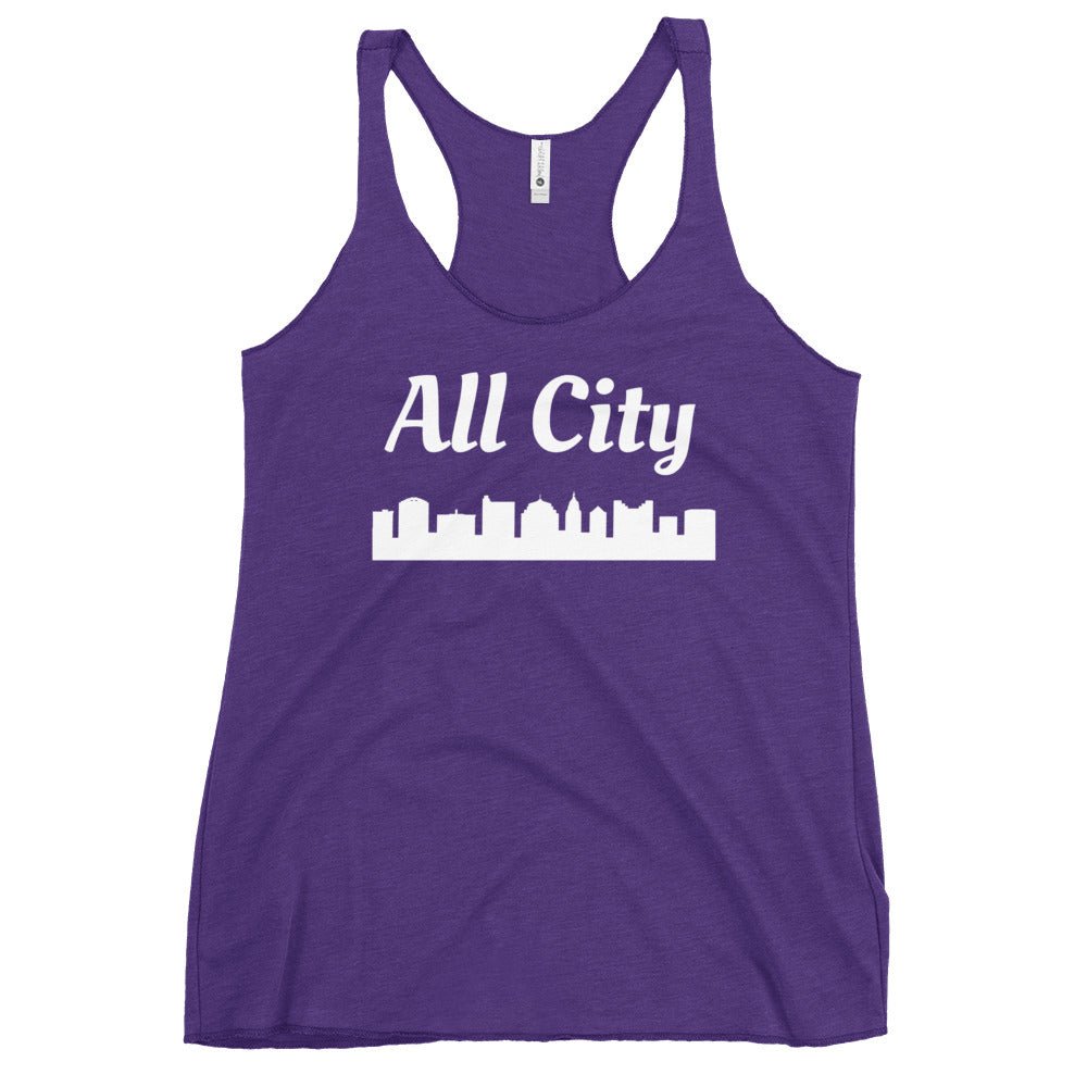 Performance | Thin Racerback Tank Top | All City Volleyball Club | Alt Logo