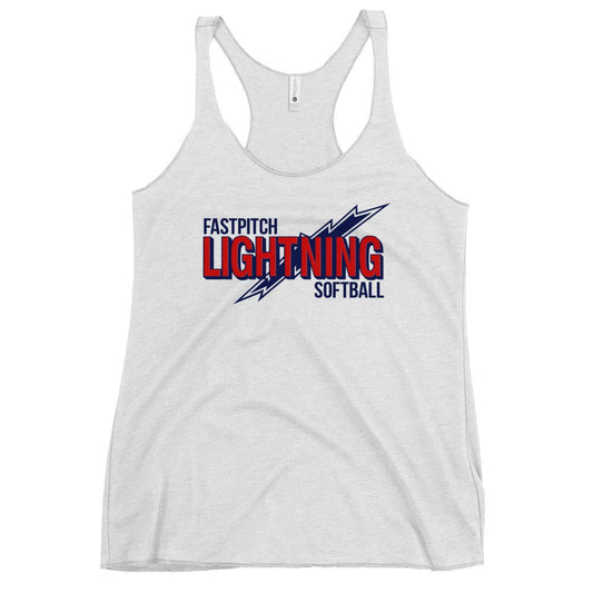 Performance | Thin Racerback Tank Top | Amherst Lightning Softball | Lightning Logo