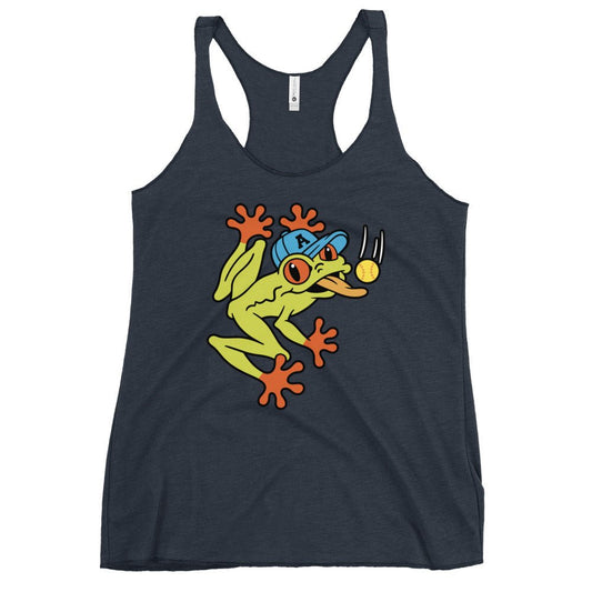 Performance | Thin Racerback Tank Top | Aquasox Softball | Mascot Logo