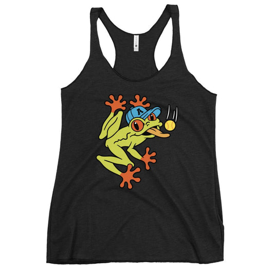 Performance | Thin Racerback Tank Top | Aquasox Softball | Mascot Logo