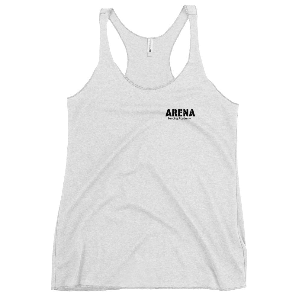 Performance | Thin Racerback Tank Top | ARENA | Arena Fencing Logo