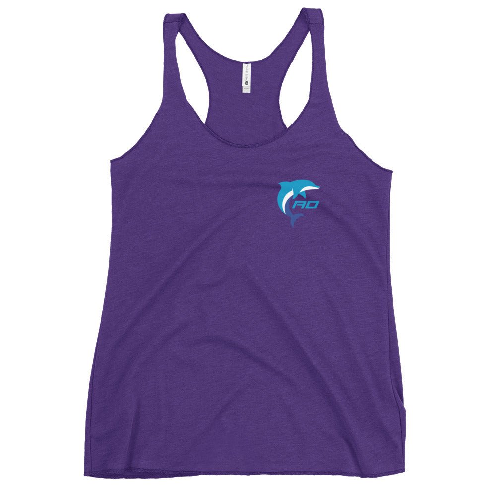 Performance | Thin Racerback Tank Top | Arizona Dolphins Swim Team | RD Emblem Logo