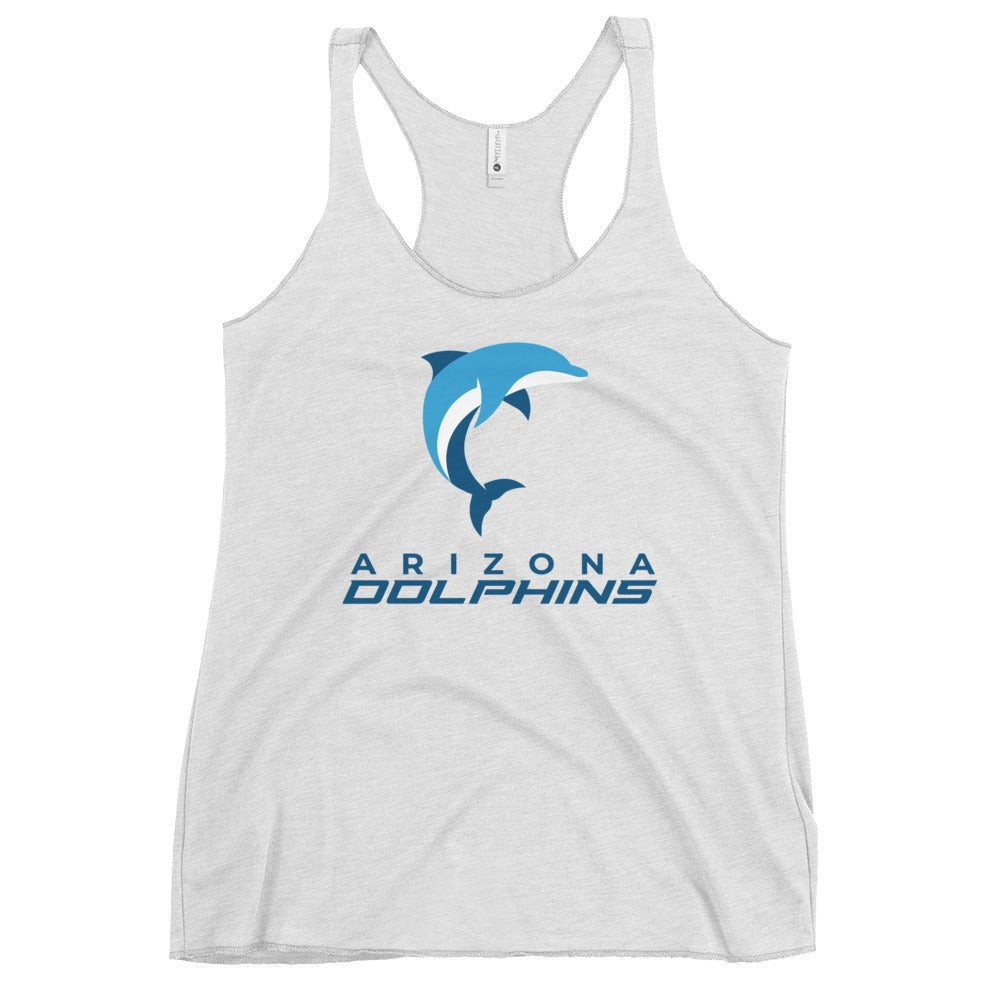 Performance | Thin Racerback Tank Top | Arizona Dolphins Swim Team | Wave Athletic Logo