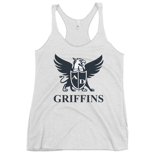 Performance | Thin Racerback Tank Top | Arma Dei Academy Basketball | Griffin Logo