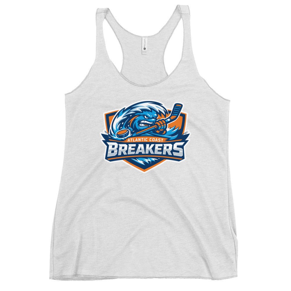 Performance | Thin Racerback Tank Top | Atlantic Coast Breakers Hockey | Mascot Shield Logo
