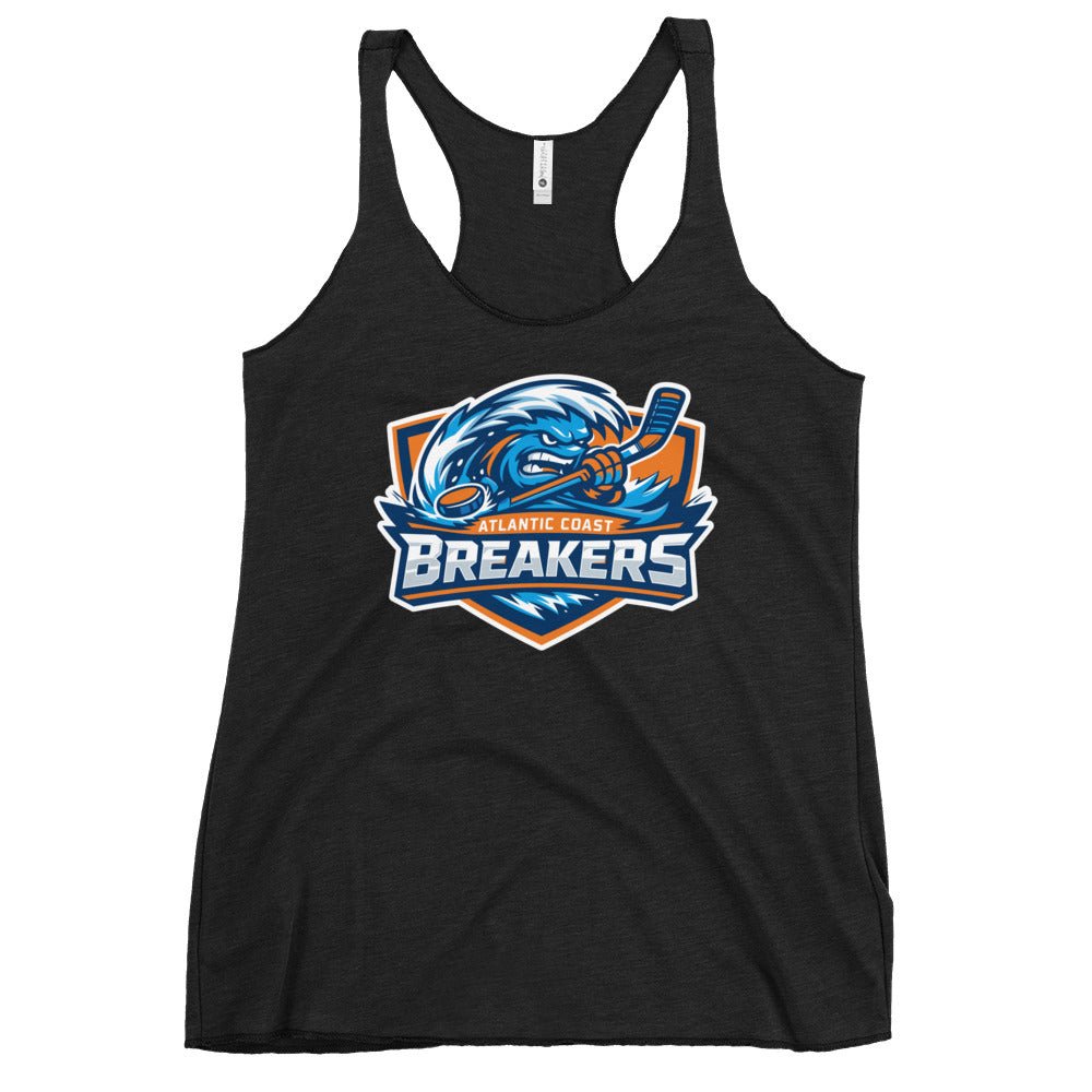 Performance | Thin Racerback Tank Top | Atlantic Coast Breakers Hockey | Mascot Shield Logo