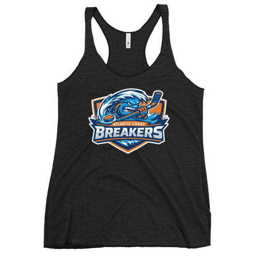Performance | Thin Racerback Tank Top | Atlantic Coast Breakers Hockey | Mascot Shield Logo