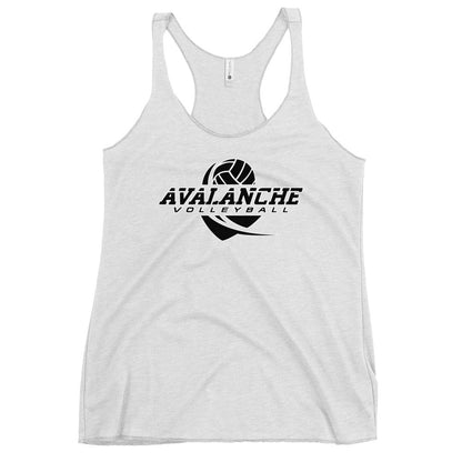 Performance | Thin Racerback Tank Top | Avalanche Volleyball Club | Crest Logo