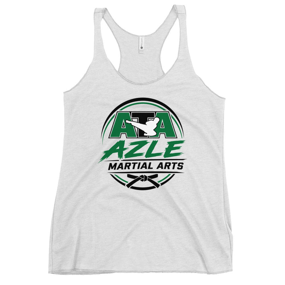 Performance | Thin Racerback Tank Top | Azle Martial Arts | Vanguard Emblem Logo