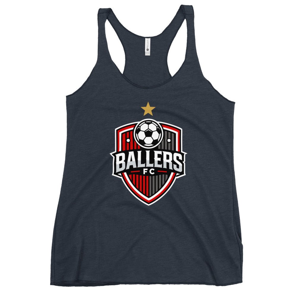 Performance | Thin Racerback Tank Top | Ballers FC | Shield Logo