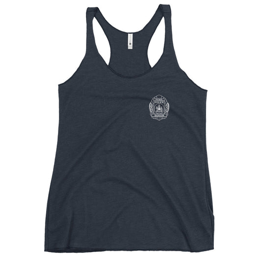 Performance | Thin Racerback Tank Top | Bangor PD | Badge Logo