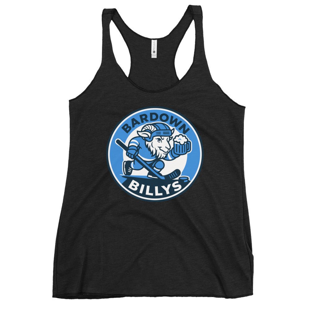 Performance | Thin Racerback Tank Top | Bardown Billys | Badge Logo