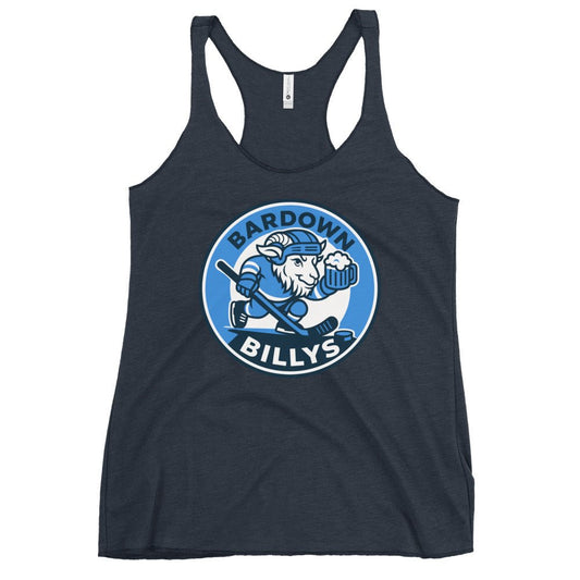 Performance | Thin Racerback Tank Top | Bardown Billys | Badge Logo