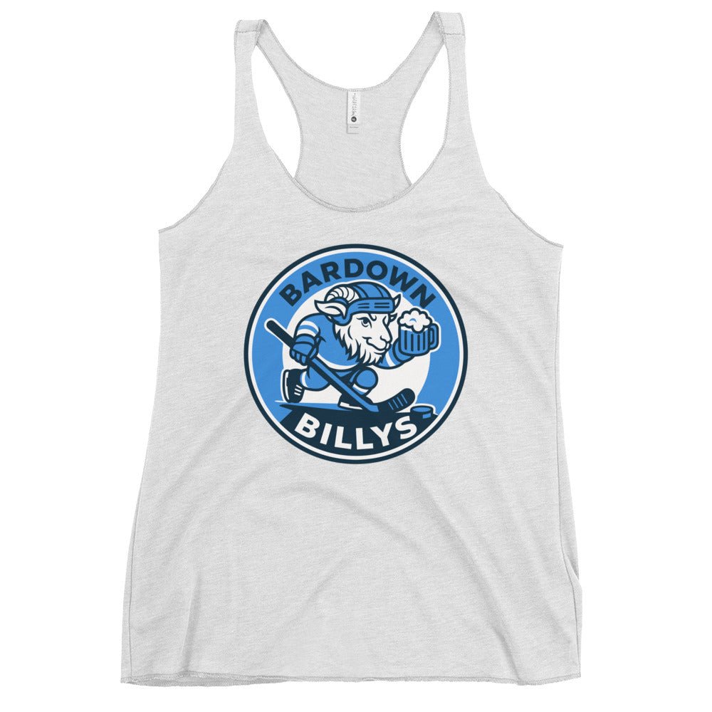 Performance | Thin Racerback Tank Top | Bardown Billys | Badge Logo