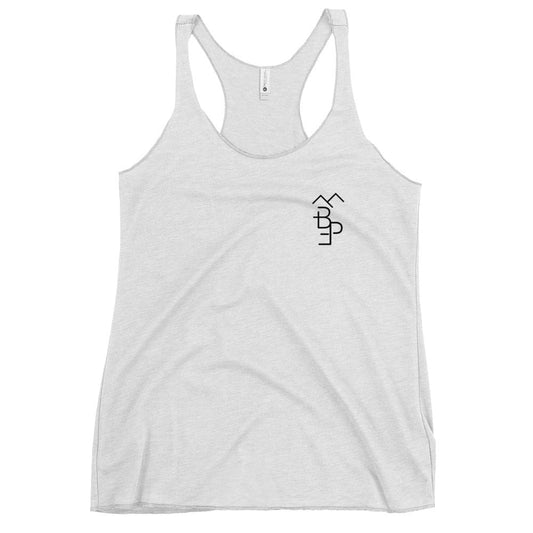 Performance | Thin Racerback Tank Top | Bare Peak Farm | Alt Logo