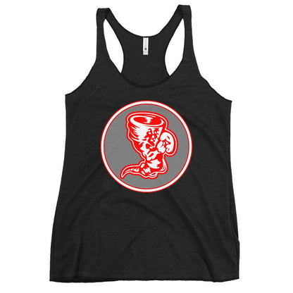 Performance | Thin Racerback Tank Top | Bay High Softball | Badge Logo