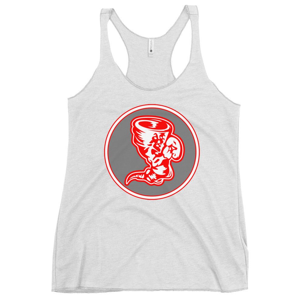 Performance | Thin Racerback Tank Top | Bay High Softball | Badge Logo